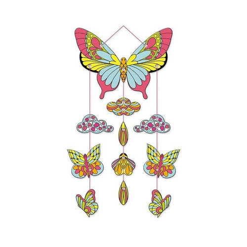 Janod - Multi - a creative set of 17 decorations Animals 6+