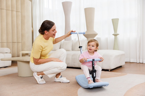 MICRO - swing scooter Mini Deluxe Rock&Go LED, ocean slate