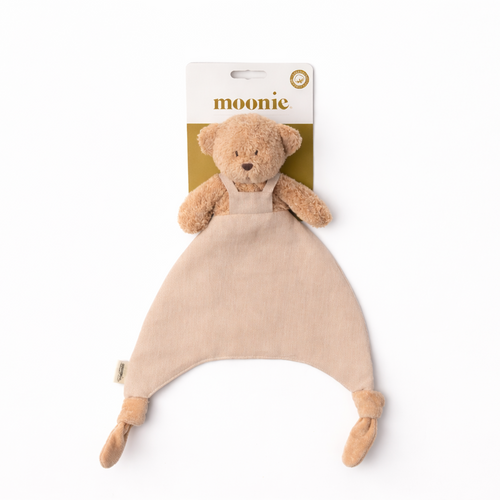 MOONIE - Doudou teddy bear cuddly toy, cappuccino