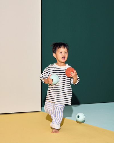 MODU - 3x Foam Ball, ocean mint / forest green
