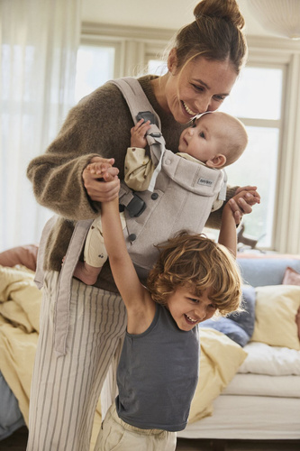 BABYBJORN - Baby Carrier Harmony, Woven, Light Beige mélange