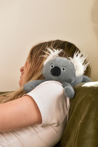 DOUDOU - magnetic plush Podcoll Koala, Histoire d'Ours, 30 cm, grey