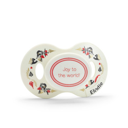 ELODIE DETAILS - silicone pacifier 3m+, Joy to the world