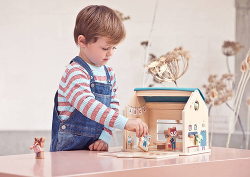 LILLIPUTIENS - wooden toy My first school 3 +