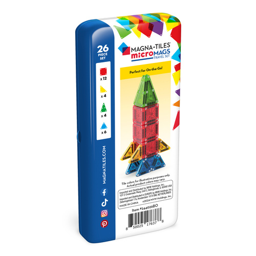 MAGNA-TILES - magnetic blocks Travel microMAGS 26 pcs.