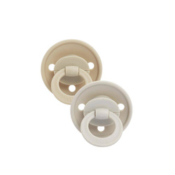ELODIE DETAILS - Binky Bundle silicone pacifier 0-6 m, pure khaki - 2 pieces