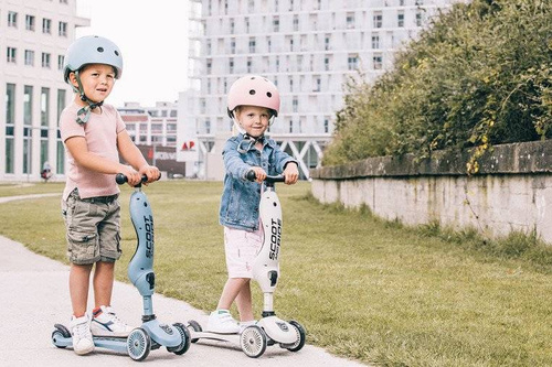 SCOOTANDRIDE - XXS-S helmet for children 1-5 years Steel