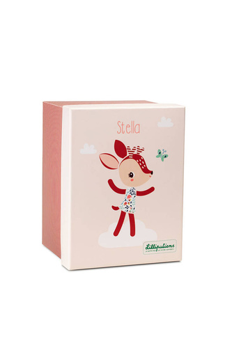 LILLIPUTIENS - Cuddly plush Stella the fawn in gift box ECO 3m+