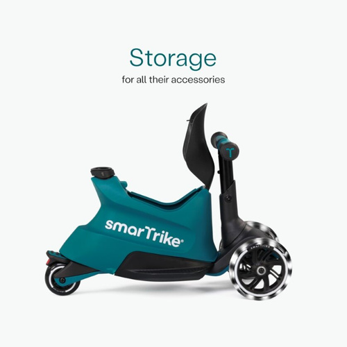 smarTrike - Xtend Scooter 4in1 + Ride-on - Teal