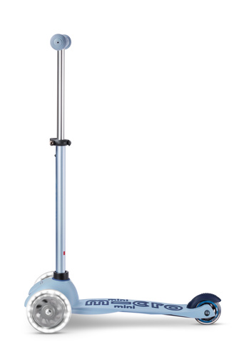 MICRO - Mini2Grow Deluxe LED scooter with handlebar, ocean slate