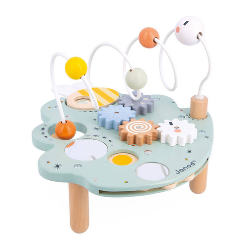 Janod - Multifunctional educational table Leaf Sweet Cocoon 18m+