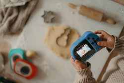 Kidywolf - KIDYCAM - digital camera for children, waterproof, blue