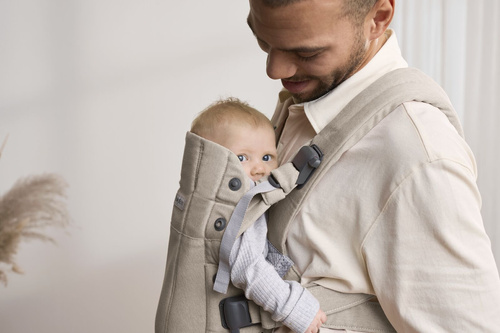 BABYBJORN - Baby Carrier Harmony, Woven, Light Beige mélange