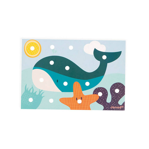 Janod - The first wooden mosaic 2+ puzzle