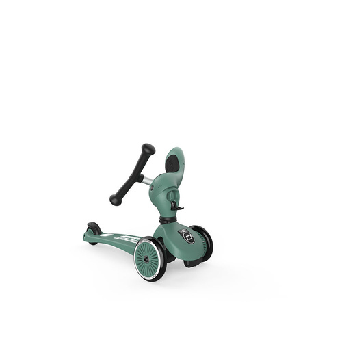 SCOOTANDRIDE - Highwaykick 2in1 Ride and scooter 1-5 years Forest