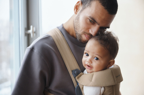BABYBJÖRN - BABY CARRIER MINI, Beige Woven