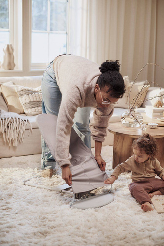 BABYBJÖRN - BOUNCER BLISS Woven, Petal quilt, Sand Grey