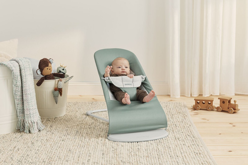 BABYBJORN - Bouncer Balance Soft Light Sage/Grey, WOVEN/JERSEY