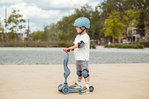 SCOOTANDRIDE - S Black children's protector set