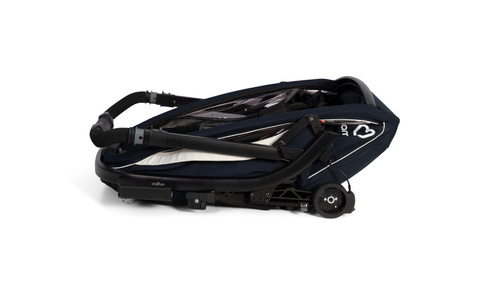 Hamax - Bike trailer for kids  BREEZE ONE + Jogger wheel - Navy/cream