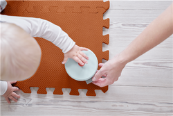 Baby Dan – foam play mat, mocca
