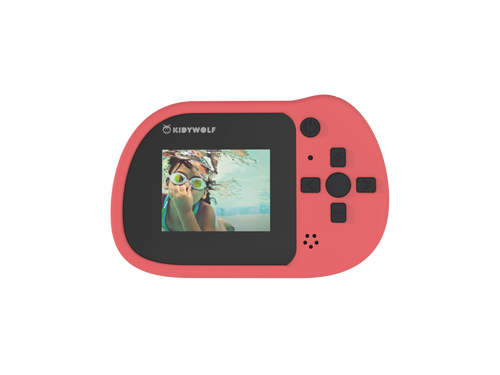 Kidywolf - KIDYCAM - digital camera for children, waterproof, pink