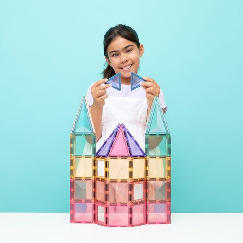 CONNETIX – Pastel Creative Pack magnetic tiles – 104 pcs.