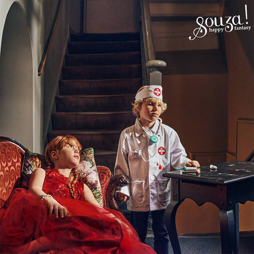 Souza! - Kostium doktora lekarza zestaw z opaską i akcesoriami 4-7 lat