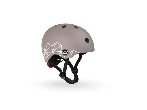SCOOTANDRIDE - XXS-S helmet for children 1-5 years Brown Lines