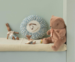 MAILEG - Beach Mouse with Wheel, Little Brother, Yellow Dots