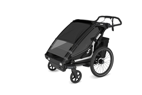 Child bicycle trailer, double - Thule Chariot Sport 2 - Black