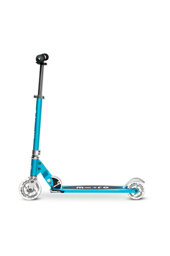 MICRO - two-wheeled scooter for children from 5 years Sprite LED, ocean blue