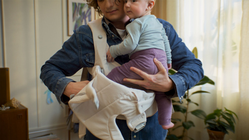 BABYBJORN - Baby Carrier HOLD, MESH, Cream