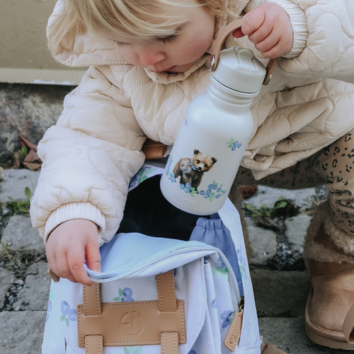 Elodie Details - BackPack MINI Backpack Blueberry Bliss + Water Bottle - Blueberry Bliss Billy - SET