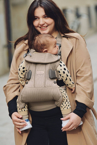 BABYBJÖRN - Baby Carrier ONE AIR 3D MESH, Grey Beige