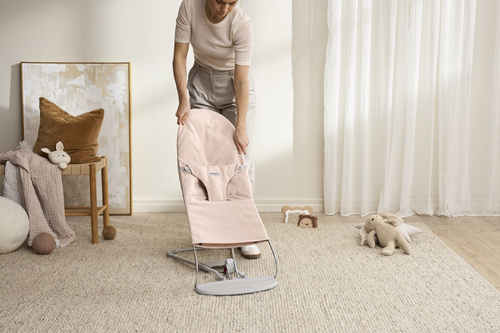 BABYBJÖRN - Bouncer BLISS Woven - Light pink mélange