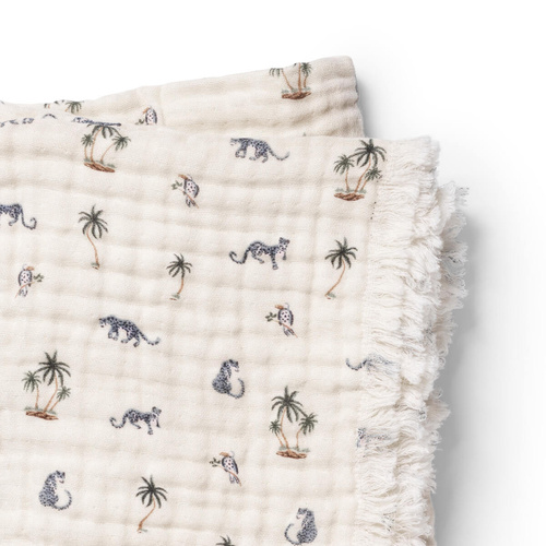 Elodie Details - Soft Cotton Blanket - Garden Leo’s Resort