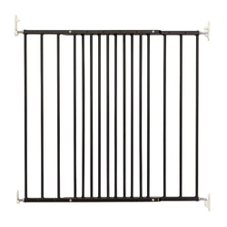 DogSpace - Lucky Extending Dog Gate, Black (62.5-106cm)