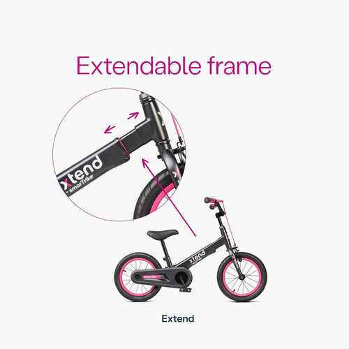 smarTrike -  Xtend Scooter 3w1 - Pink