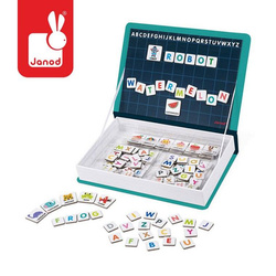 Janod - Magnetic puzzle Alphabet Magnetibook collection 2018