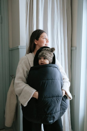 ELODIE DETAILS - winter hat, Furry Knit Beanie, Le Leopard, 2-3yr
