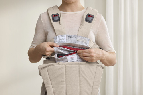 BABYBJORN - Baby Carrier Harmony, Woven, Light Beige mélange