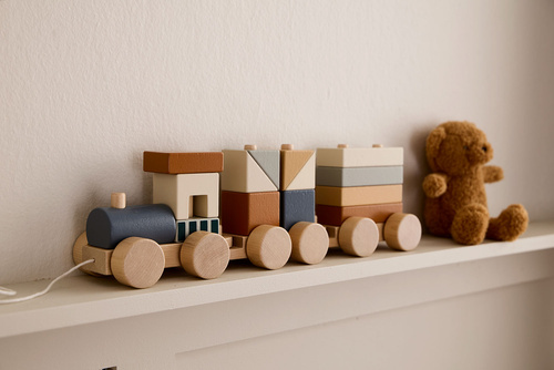 Kid's Concept - Block train brown