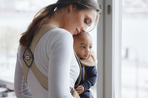 BABYBJÖRN - BABY CARRIER MINI, Beige Woven
