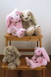 DOUDOU – plush rabbit Histoire d'Ours, 25 cm, beige