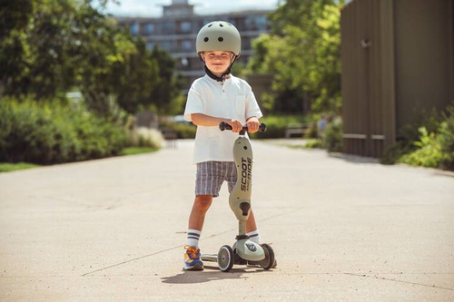 SCOOTANDRIDE - Highwaykick 2in1 Ride and scooter 1-5 years Olive