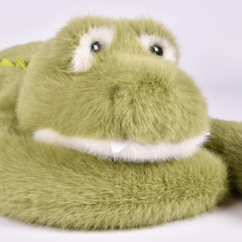 DOUDOU – Podcoll weighted plush crocodile by Histoire d'Ours, 50 cm, green