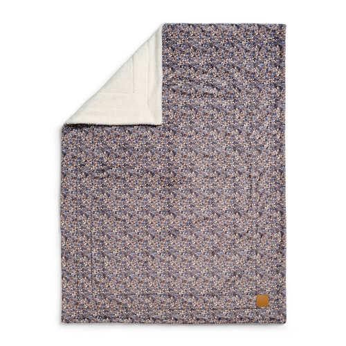 Elodie Details - Pearl Velvet Blanket - Blue Garden