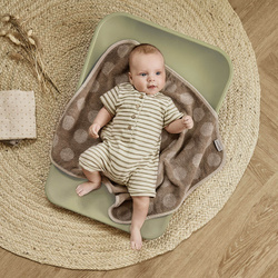 LEANDER - mata do przewijania MATTY™, olive green