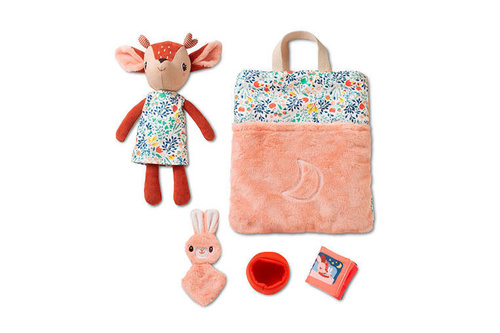 LILLIPUTIENS - Roe-deer Stella cuddly toy with accessories for falling asleep 2 years +